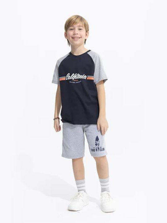 Kids' Set with Shorts Summer 2pcs Navy Blue