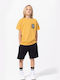 Kids' Set with Shorts Summer 2pcs Yellow