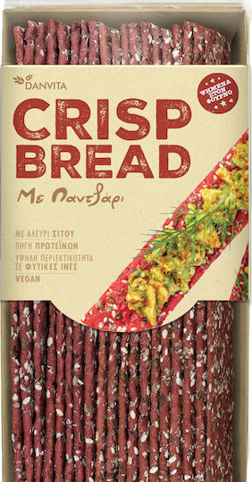 CRISP BREAD Φρυγανιές Πρωτεΐνης με Παντζάρι 130gr
