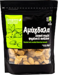 Premium White Pearl Roasted Unsalted Almonds EU 200gr