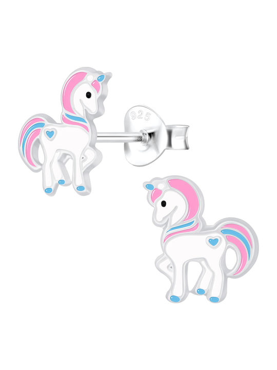 Bellita Cercei Fetite Hipoalergenici Studs Unicorni Din Argint Bellita Cercei Fetite Hipoalergenici Studs Unicorni Din Argint