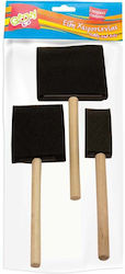 Groovy Plaque Paint Brush Set 3pcs