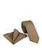 Legend Accessories Set de Cravată pentru Bărbați Monocromie Tabac Brown
