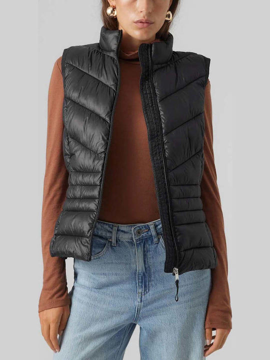 Scurtă Jachetă de femei Puffer Negru