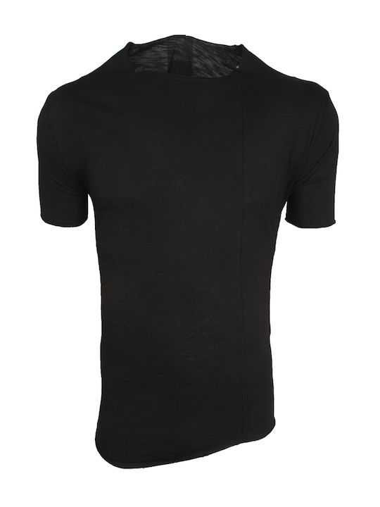 Gunson Ανδρικό T-shirt Κοντομάνικο Μαύρο