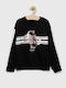 Guess Kinder Sweatshirt Schwarz