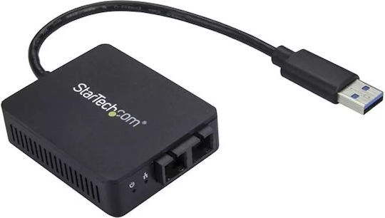 StarTech USB 3 Μετατροπέας USB-A male σε RJ-45 2x female 1τμχ
