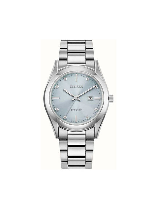 Citizen Eco-Drive Elegance Ladies Uhr mit Silber Metallarmband