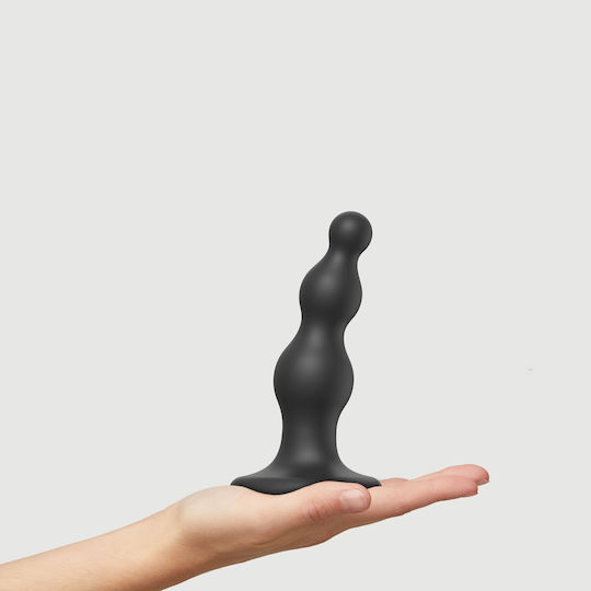 Strap On Me Dildo mit Hoden und Saugnapf Schwarz