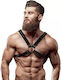 Fetish Submissive Ανδρικό Harness Μαύρο