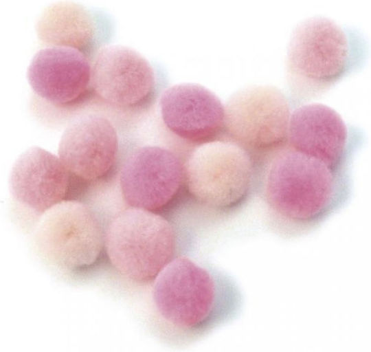 Rayher Pom Pom Handwerk Rosa Set 60Stück