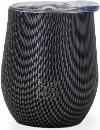 Yoko Design Glas Thermosflasche Rostfreier Stahl BPA Frei 250ml Schwarz