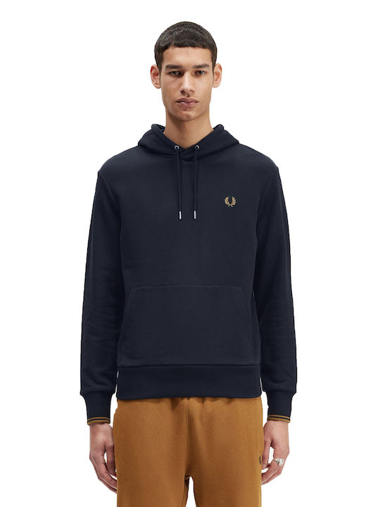 Kapuze Fred Perry Blouson Blau Fred Perry Sweatshirt Mit Kapuze - Main Image