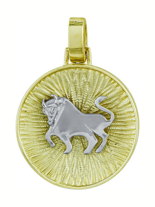 Kiriakos Gofas Anhänger Kinder Amulett Konstantinato aus Gold 14K ZD226