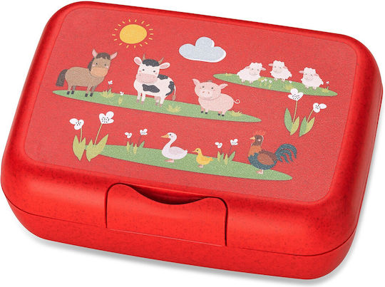 Koziol Farm Large Пластмасово детско контейнерче за храна Червен x x 7cm