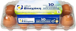 Βλαχάκη Αυγά Αχυρώνα 10αδα 53-63gr (M)