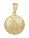 Pendant Kids Talisman Double Sided Constantine from Gold 9K