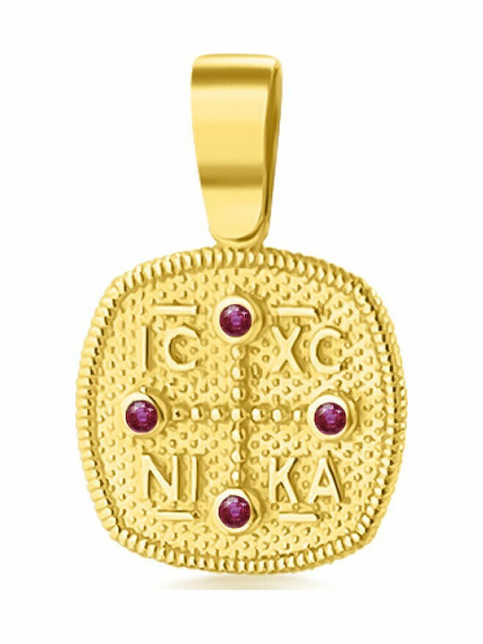 Chrilia Pendant Kids Talisman Konstantinato made of Gold 9K ME2257