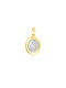 Pendant Kids Talisman with Virgin Mary from Gold 14K KBP-20497