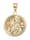 Pendant Kids Talisman with the Virgin Mary made of Gold 14K 023050