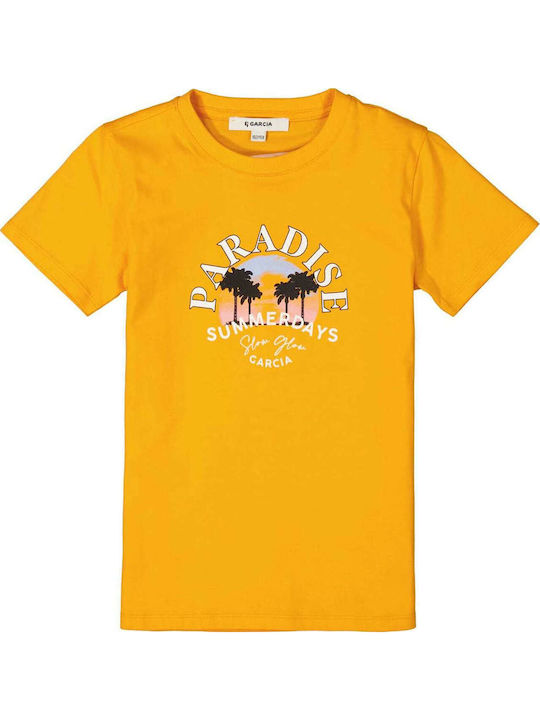 Garcia Jeans Παιδικό T-shirt Κίτρινο