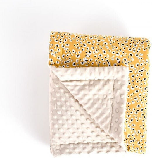 Linea Interiors Blanket Nursery Swaddling Blankets Cotton Yellow 90x110cm