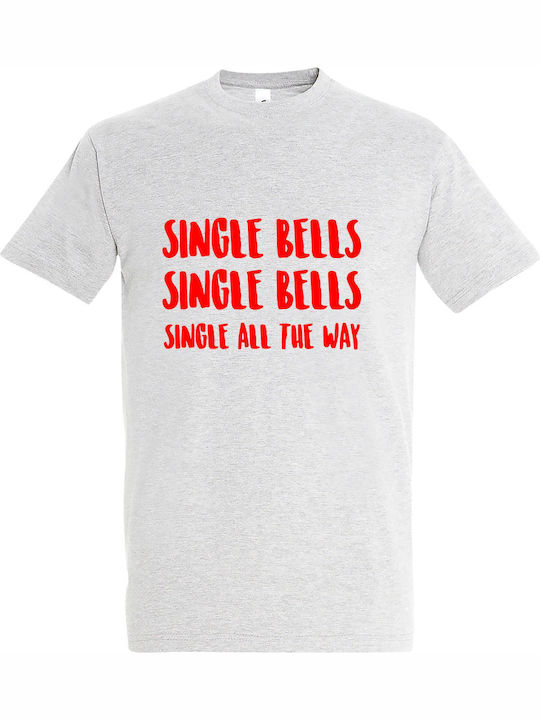 Single T-shirt Gray Cotton