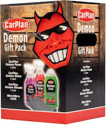 Car Plan Σετ Καθαρισμού / Γυαλίσματος για Ζάντες Demon Gift Pack 1lt