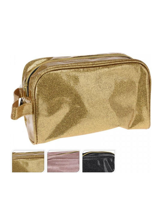 Damen Necessaire in Gold Farbe 24.5cm