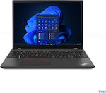 Lenovo ThinkPad T16 Gen 2 (Intel) 16" IPS (i5-1335U/16GB/512GB SSD/W11 Pro) Thunder Black (Tastatură GR)