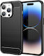 Techsuit Carbon Back Cover Silicone Black (Honor 90 Carbon Silicone - Black)