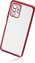 Naxius Plating Back Cover Σιλικόνης Κόκκινο (Po...