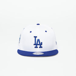 New Era Los Angeles Dodgers Jockey με Ίσιο Γείσο Λευκό
