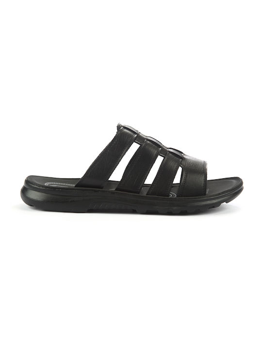 Fshoes Herrensandalen in Schwarz Farbe