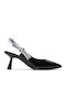 Pumps mit Riemchen Schwarz