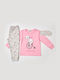 Εβίτα Set Top & Bottom Kids Winter Pyjamas Pink