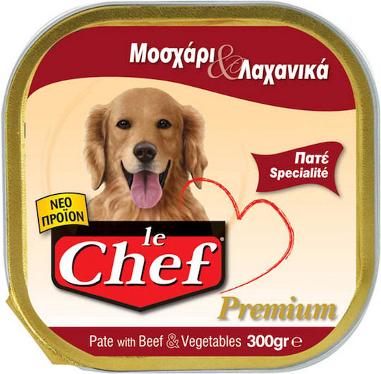 Le Chef Wet Food Dogs in Trays with Calf 300gr