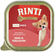 Rinti Nassfutter Hunde in Tablett mit Rindfleisch ohne Getreide 100gr