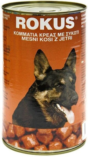 Rokus Υγρή Τροφή Σκύλων σε Κονσέρβα με Συκώτι 410gr