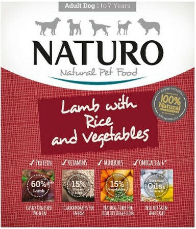 Naturo Wet Food Dogs in Cans with Lamb Grain-Free 400gr