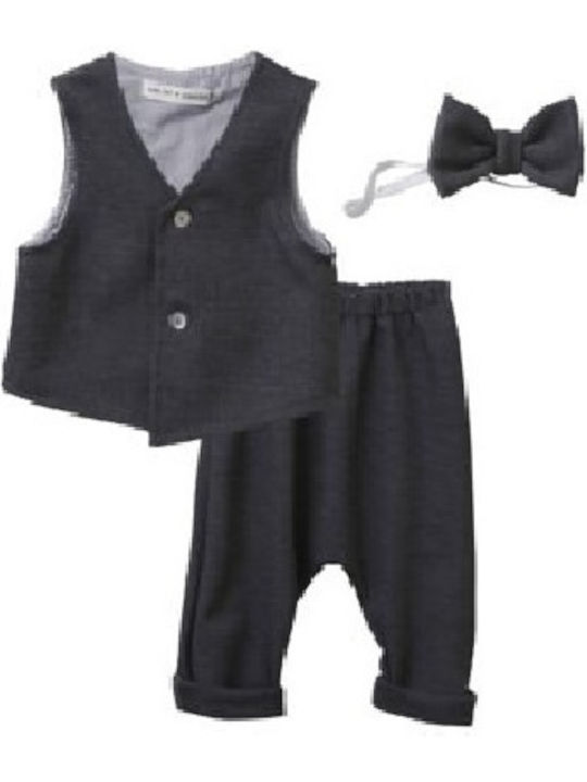 Two In A Castle Kids Clothing Set with Pants with Pants 3pcs Black