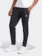 Adidas Sportswear Παντελόνι Φόρμας με Λάστιχο Fleece Μαύρο