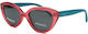 Marasil Butterfly Kids Sunglasses with Polarized Lenses Red for 3-8 Years