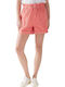 C'est Beau La Vie Women's Jean High-waisted Shorts Pink