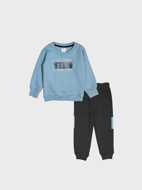 Action Sportswear Kids Sweatpants Set Light Blue 2pcs