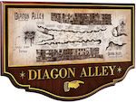 The Noble Collection Harry Potter: Diagon Alley Wall Plaque Replica length 43cm