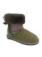 Suede Kinderstiefeletten Braun