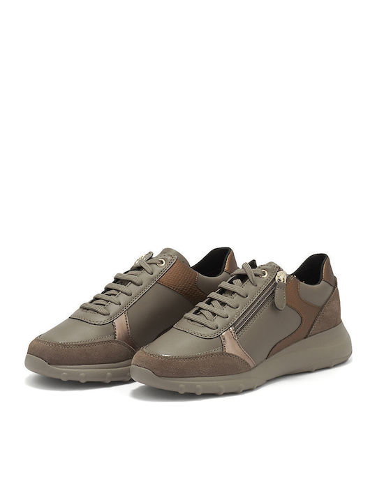 D Alleniee Damen Sneakers Braun