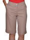 Damen Bermuda Beige