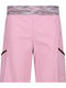 Damen Sportliche Bermuda Rosa